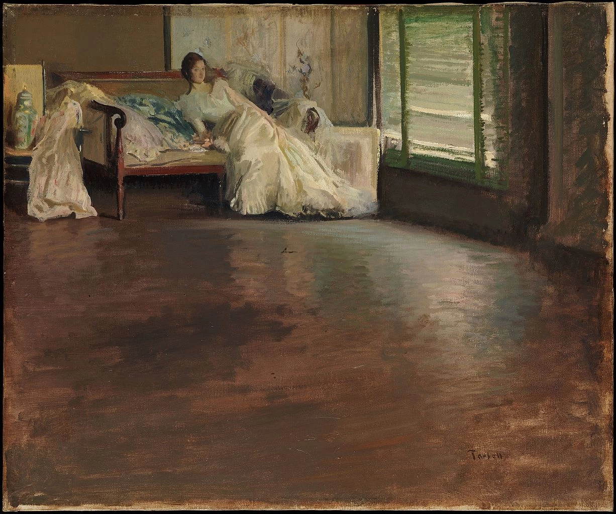 Edmund Tarbell - Attraverso la stanza, Metropolitan Museum of Art, New York